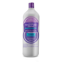 Shampoo Matizador Desamarelador Caviar Profissional 1 Litro