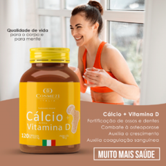 Cálcio com Vitamina D 120 Cápsulas 90g - comprar online