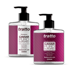 Combo Hidratação para Fios Finos Shampoo e Cond Caviar 350ml