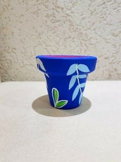 Vaso Cerâmica – Blue Flowers na internet