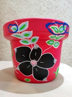 Vaso Cerâmica – Pink Flowers na internet