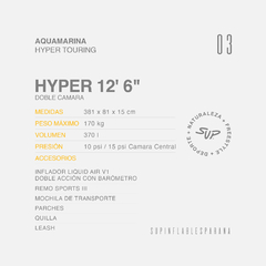 AQUAMARINA HYPER 170KG 12.6" 2023 DOBLE CAMARA - comprar online