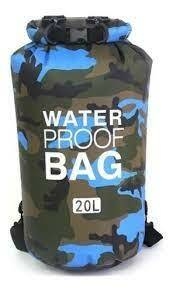 BOLSO ESTANCO WATER PROOF 20LT CAMUFLADO