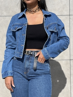 Jaqueta jeans cropped Ivy