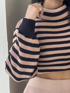 Cropped tricot gola alta Nilo na internet