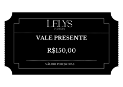 VALE PRESENTE- R$ 150,00