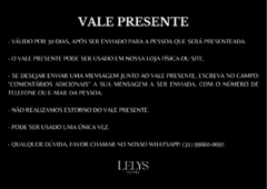 VALE PRESENTE- R$ 100,00 - comprar online