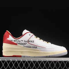 Nike Air Jordan 2 Low OG Off-White Varsity Red - loja online