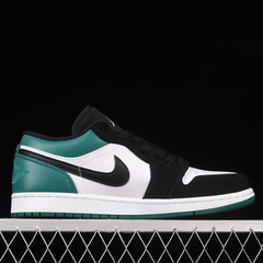 Nike Air Jordan 1 Low White Black Mystic Green - loja online