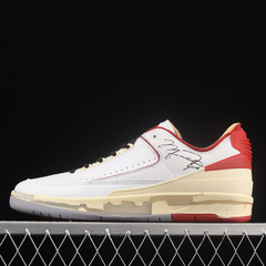 Nike Air Jordan 2 Low OG Off-White Varsity Red na internet