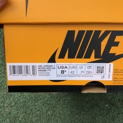 Nike Air Jordan 1 High OG Yellow Toe - Loja suicid drop