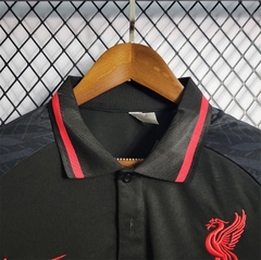 Uniforme Liverpool Polo Black 22-23 - Loja suicid drop