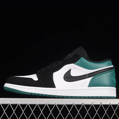 Imagem do Nike Air Jordan 1 Low White Black Mystic Green