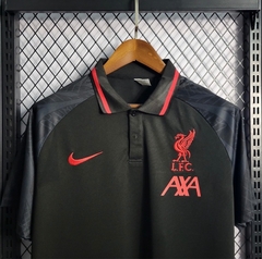 Uniforme Liverpool Polo Black 22-23 na internet