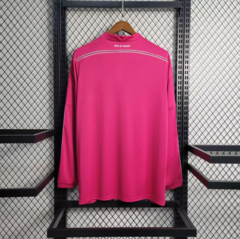 Uniforme Long Sleeve Pink Real Madrid 2014 na internet