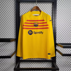 Uniforme Long Sleeve Barcelona Yellow 22-23