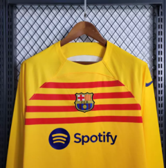 Uniforme Long Sleeve Barcelona Yellow 22-23 - comprar online