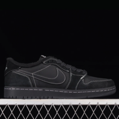 Imagem do Nike Air Jordan 1 Low Black Phantom By Travis Scott