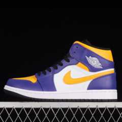 Imagem do Nike Air Jordan 1 Mid Lakers