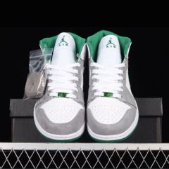 Nike Air Jordan 1 Mid Grey Pine Green - loja online