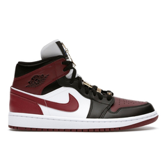 Nike Air Jordan 1 Mid Black Dark Beetroot