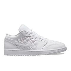 Nike Air Jordan 1 Low SE Quilted Triple White