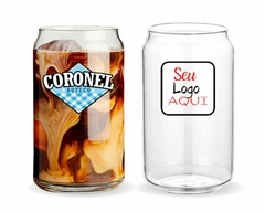 Kit 12 Copos Lata 450ml Personalizados Estampa/ Logo