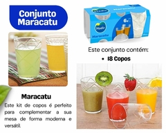 Kit 18 Copos Vidro 265ml Maracatu Nadir na internet