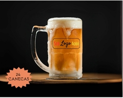 Kit 24 Canecas Personalizadas Chopp 340ml Logo/Lembrancinha