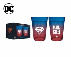 Kit 2 Copos Americanos 190ml Dc Comics em Vidro - Oro Comércio