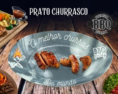 1 Prato Raso Grande Cerâmica P/ Churrasco - loja online