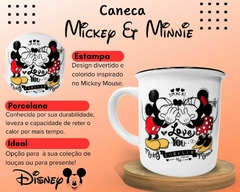 1 Caneca Mickey 300ml Porcelana Esmaltada - loja online