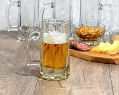 Imagem do Kit 6 Canecas Chopp 360ml Zero Grau Vidro