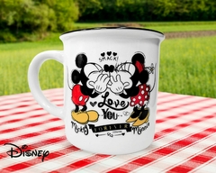 1 Caneca Mickey 300ml Porcelana Esmaltada - Oro Comércio