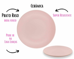 Conjunto 2 Pratos Raso De Cerâmica - comprar online