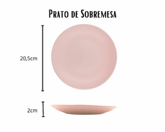 Imagem do Kit 6 Pratos De Sobremesa Cerâmica