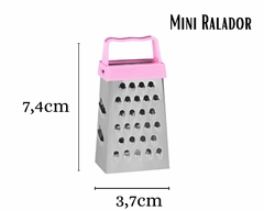 Kit 10 Mini Ralador Inox Manual 4 Faces - comprar online