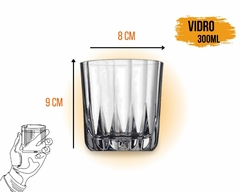 Conjunto com 6 Copos 300ml Para Whisky - Oro Comércio