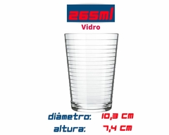 Conjunto com 18 Copos de Vidro de 265ml na internet