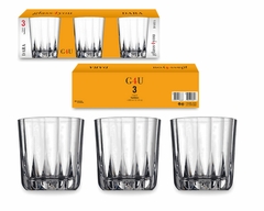 Conjunto com 3 Copos 300ml Para Whisky - comprar online