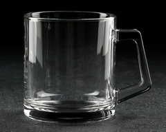 1 Caneca de Vidro de 335ml Com Pegada Confortavel - comprar online