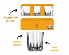 Conjunto com 6 Copos 300ml Para Whisky na internet