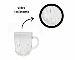 Kit 3 Xícaras de Vidro 230ml - Vermont na internet