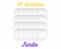 Conjunto 24 Pratos Vidro Transparentes Original - comprar online