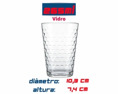 Conjunto de 18 Copos de Vidro de 265ml na internet