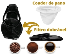 Mini Coador de Café Indivual - Keyta - Oro Comércio