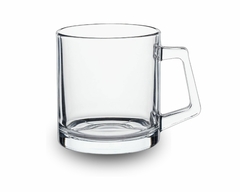 1 Caneca de Vidro de 335ml Com Pegada Confortavel