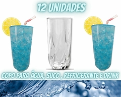 Conjunto com 12 Copos Torcido de 340ml - loja online