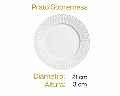 Kit de 6 Pratos de Sobremesa - Porto Brasil