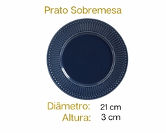 Kit de 6 Pratos de Sobremesa - Porto Brasil - Oro Comércio